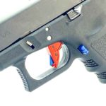 Gen 3 Glock Trigger - RED with BLUE