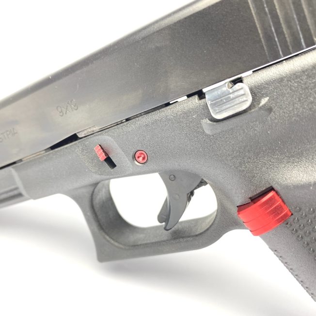 Voted Best Glock Upgrades Gen 5 Pin Set Dimpled Red Cross Armory