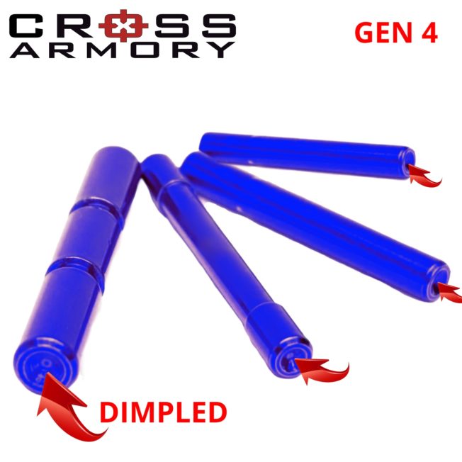 GEN4 PINS DIMPLED BLUE CROSS ARMORY