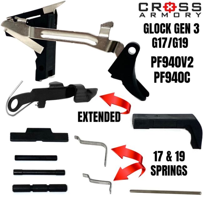 Cross Armory Lower Parts Kit for G17 & G19
