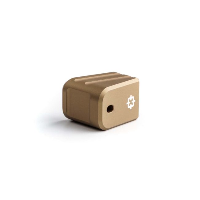 Cross Armory G17 +0 weighted base plate - tan 5