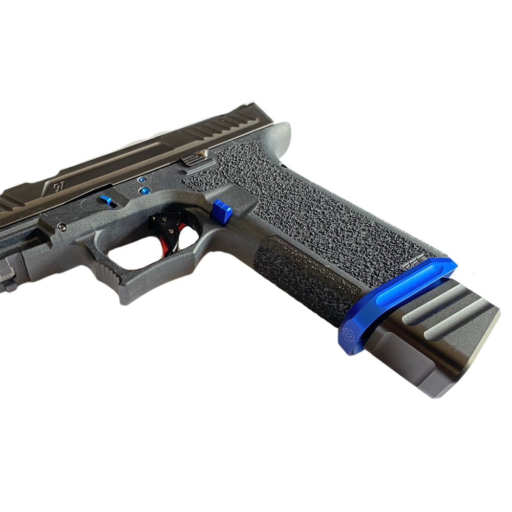 P80 Flared Magwell Cross Armory Upgraded Accessories Pistol   P80 FLARED MAGWELL BLUE CROSS ARMORY INSTALLED Web 1000x1000 