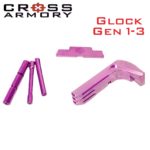 3 piece kit for Glock gen 3 by Cross Armory - purple