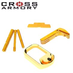 4 Piece Kit for Glock Gen 3 by Cross Armory - gold