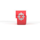 G43 Magazine Catch - RED 3