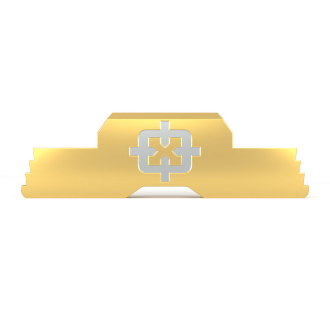 Extended Slide Lock for Glock Gen 1-5 by Cross Armory - Gold 2