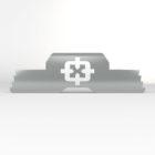 Extended Slide Lock for Glock Gen 1-5 by Cross Armory - Silver 2
