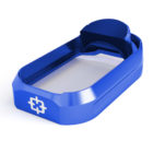 Flared Magwell for P80 by Cross Armory - blue
