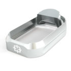 Flared Magwell for P80 by Cross Armory - silver