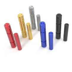 Pin Set for Glock G43 by Cross Armory - Blue Black Gold Red Silver