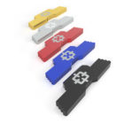 Extended Slide lock for Glock G43 by Cross Armory - black blue red silver gold