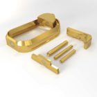 4 Piece Kit for Glock Gen 3 by Cross Armory - gold