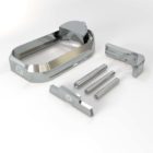4 Piece Kit for Glock Gen 3 by Cross Armory - silver