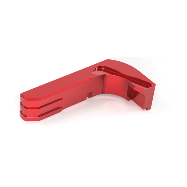 Extended magazine catch for Glock Gen 3 & P80 by Cross Armory - red