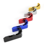 Extended Magazine Catch for Glock Gen 3 & P80 by Cross Armory - black blue red silver gold