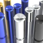 4 Pin Set for P80 by Cross Armory - dimpled view