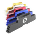 Cross Armory Slide Lock for Glock Gen 1-5 and P80 - red black red silver gold