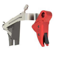 Cross Armory Trigger for Glock Gen 1-3 - red with black Safety