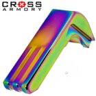 Extended Magazine Catch for Glock Gen 1-3 & P80 - RAINBOW by Cross Armory