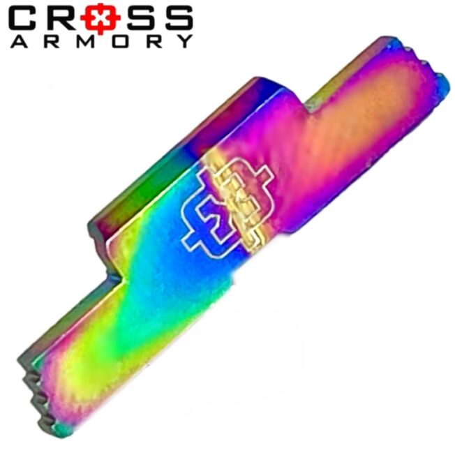 Slide Lock for Glock Gen 1-5 - RAINBOW - by Cross Armory