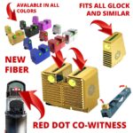 FIBER IRON SIGHTS FOR GLOCK BY CROSS ARMORY HERO