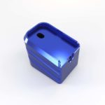 Weighted base plate for Glock G17 G19 by Cross Armory - blue 5