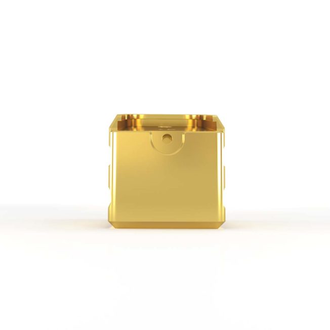 Weighted base plate for Glock G17 G19 by Cross Armory - gold