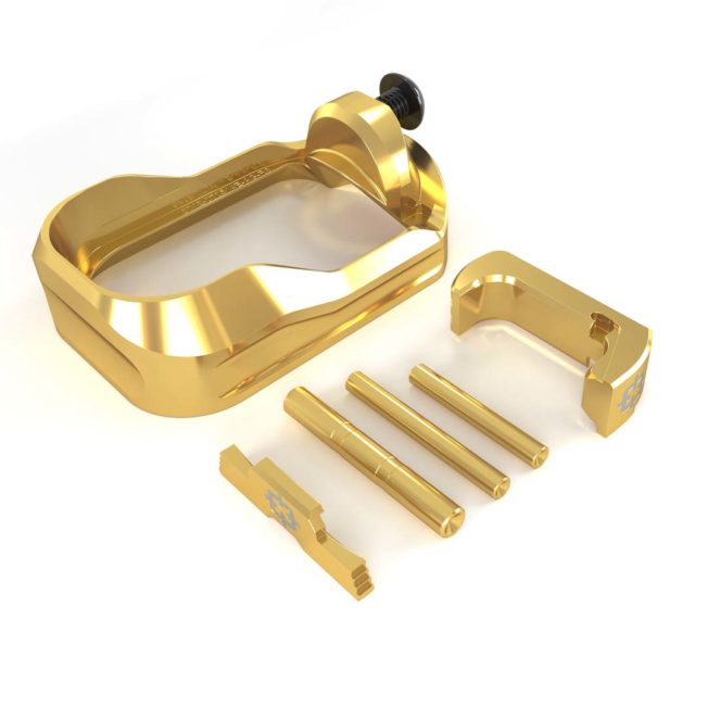 4 Piece Kit for Glock Gen 5 by Cross Armory - gold