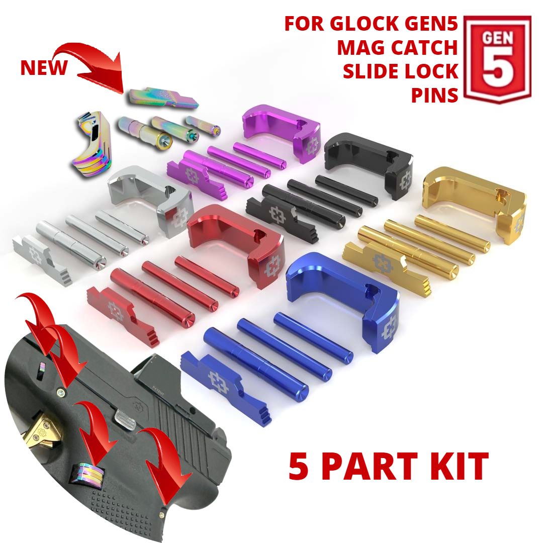 Dimpled 4 Pin Set for P80, Cross Armory Accessories