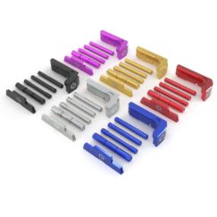 3 Piece Upgrade Kit for P80 by Cross Armory - black purple blue gold red silver