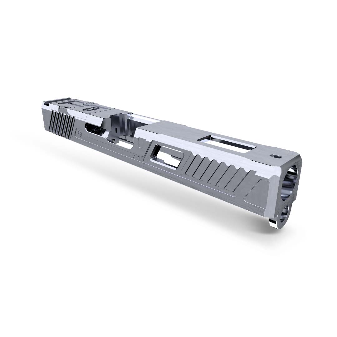 LEGION Slide for Glock G17 by Cross Armory - SILVER2