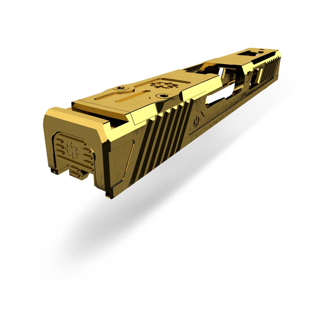 LEGION Slide for Glock G17 by Cross Armory - GOLD