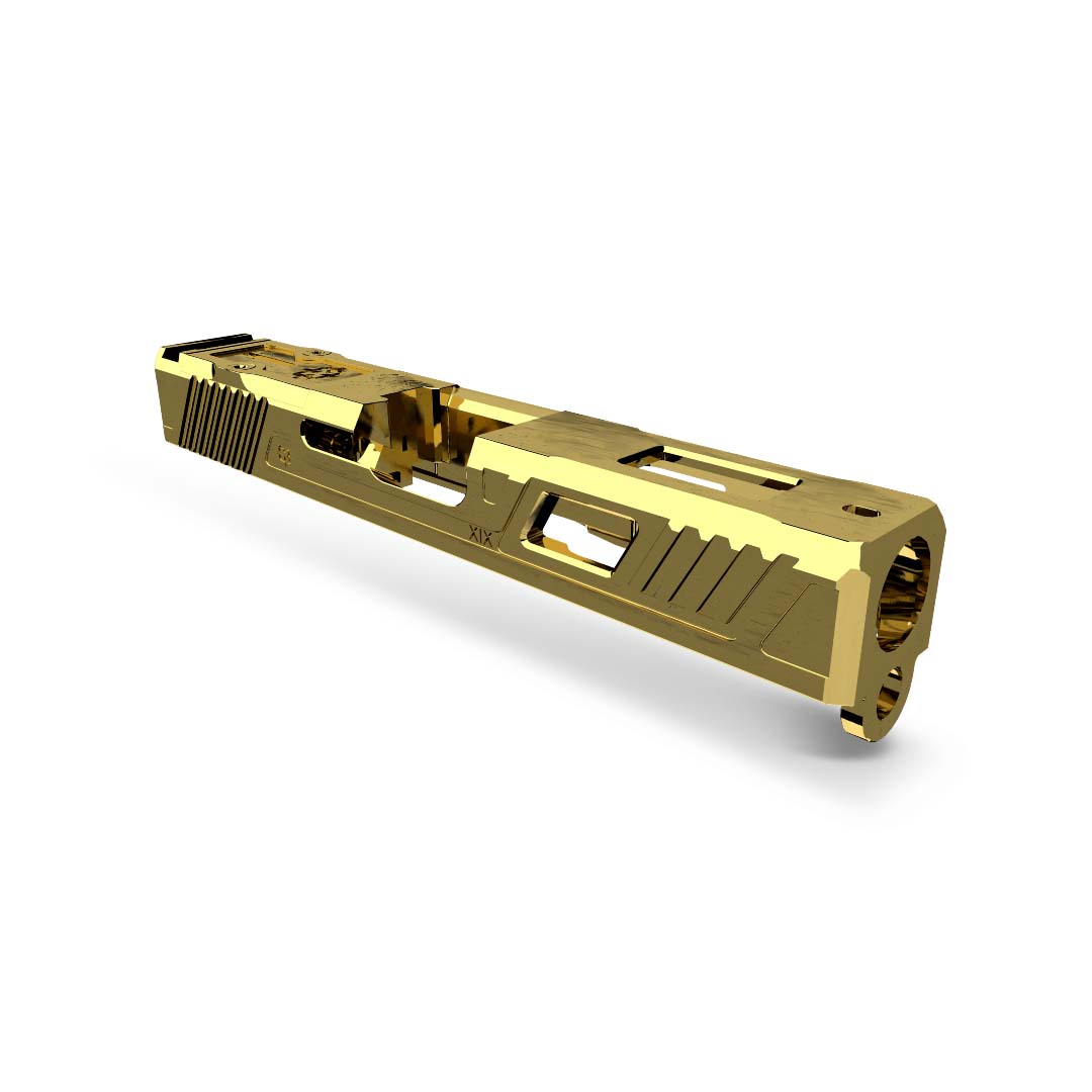 LEGION Slide for Glock G19 by Cross Armory - GOLD3