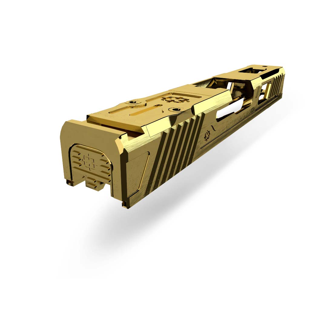 LEGION Slide for Glock G19 by Cross Armory - GOLD