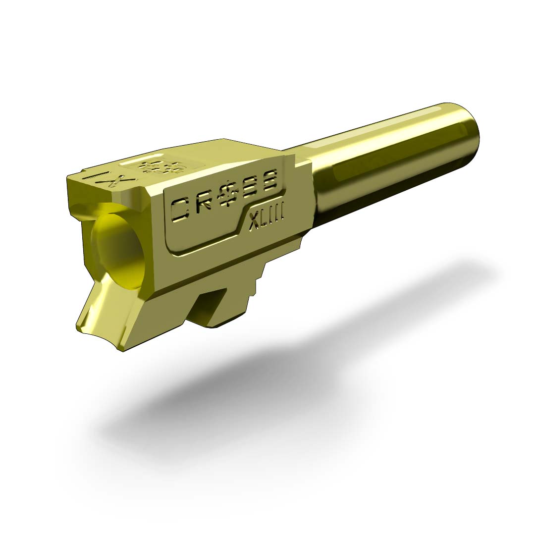 LEGION Series Glock G43 Barrell by Cross Armory - GOLD