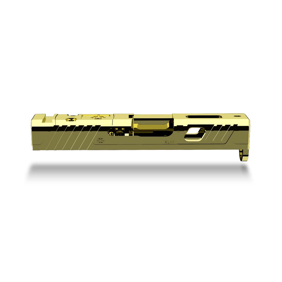 LEGION Series Glock G43 Slide by Cross Armory - GOLD2