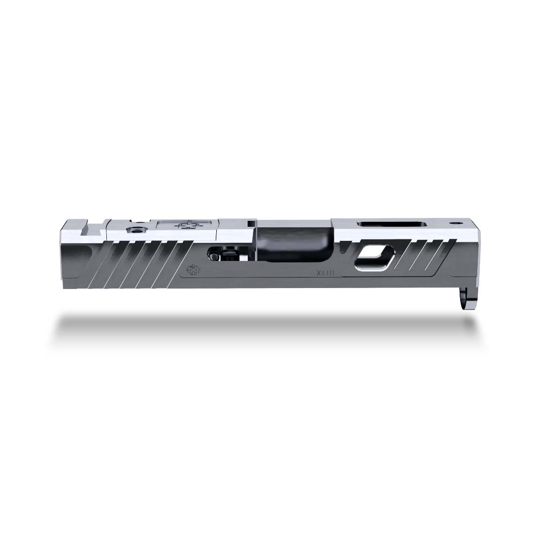 LEGION Series Glock G43 Slide by Cross Armory - SILVER2