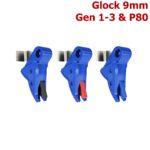 BLUE Glock Trigger Upgrades by Cross Armory