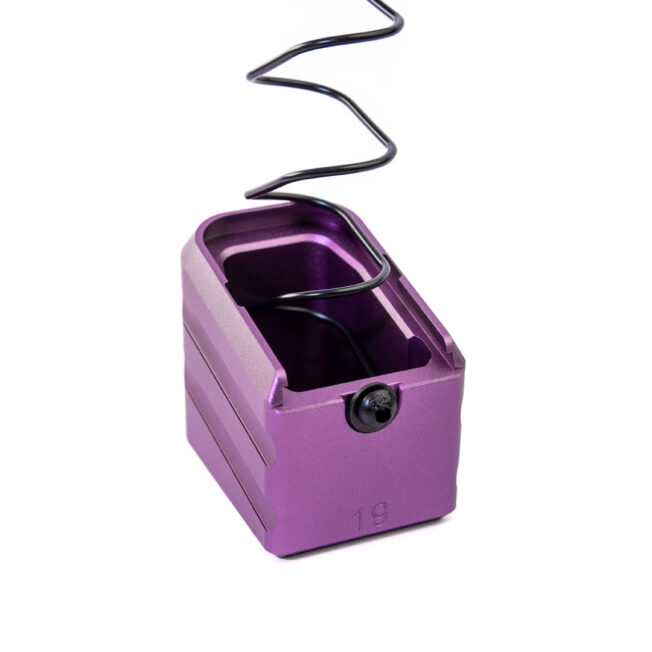 Cross Armory +5 magazine extension for Glock - PURPLE 4