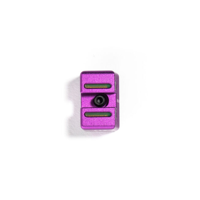 Cross Armory Tall Fiber Sights for Glock - Purple