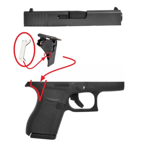 Ghost Rocket 3.5lb Trigger Connector For Glock 17, 19, 20, 21, 22, 23, 26, 27 | Gen 1-4