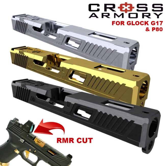 GLOCK G17 LEGION SLIDE RMR CUT CROSS ARMORY HERO