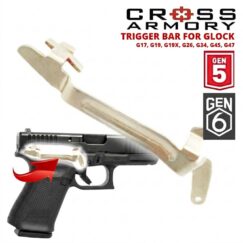 Trigger Bar for Gen5 & Gen6 - SILVER - by Cross Armory