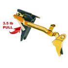 GLOCK GEN 5 TRIGGER - DROP IN - GOLD BLACK - CROSS ARMORY2