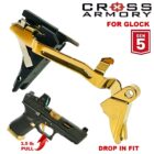 GLOCK GEN 5 TRIGGER - DROP IN - GOLD GOLD - CROSS ARMORY
