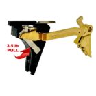 GLOCK GEN 5 TRIGGER - DROP IN - GOLD GOLD - CROSS ARMORY4