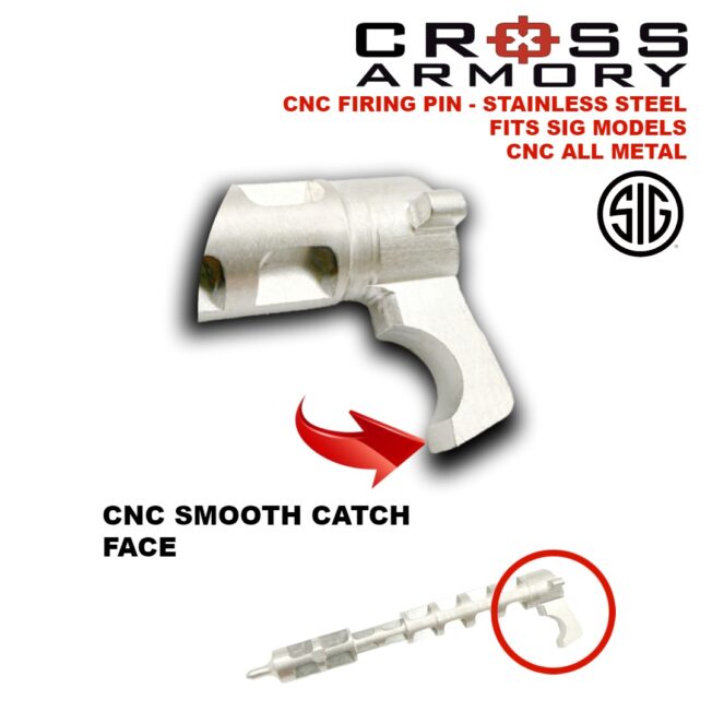 SIG FIRING PIN CNC STAINLESS SMOOTH FACE – CROSS ARMORY