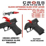 SLIDE STOP LEVER COMPARE – CROSS ARMORY