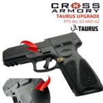 TAURUS G3-G2 DIMPLED PIN SET installed- CROSS ARMORY
