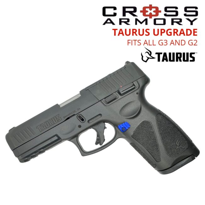 TAURUS G3-G2 EXTENDED MAG CATCH BLUE – CROSS ARMORY